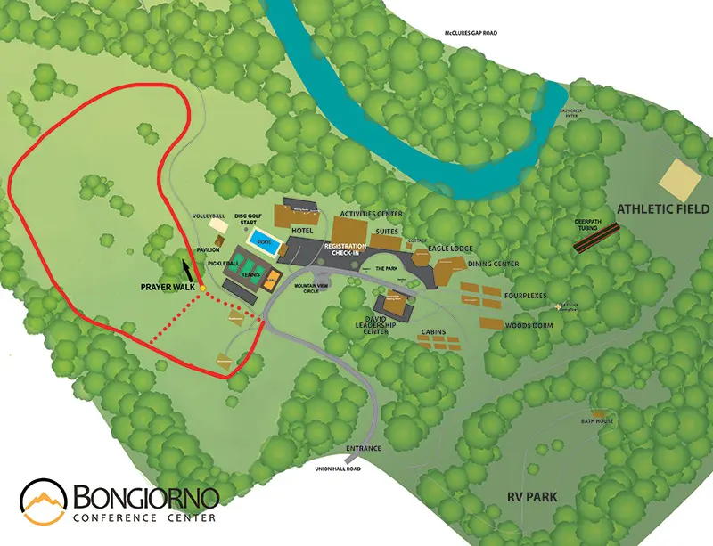Bongiorno Christian Retreat Center in Carlisle, Pennsylvania, a peaceful place for rest, renewal, and spiritual growth.